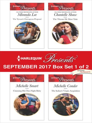 cover image of Harlequin Presents September 2017, Box Set 1 of 2
